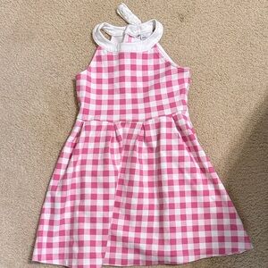 Janie and Jack Pink Gingham Dress